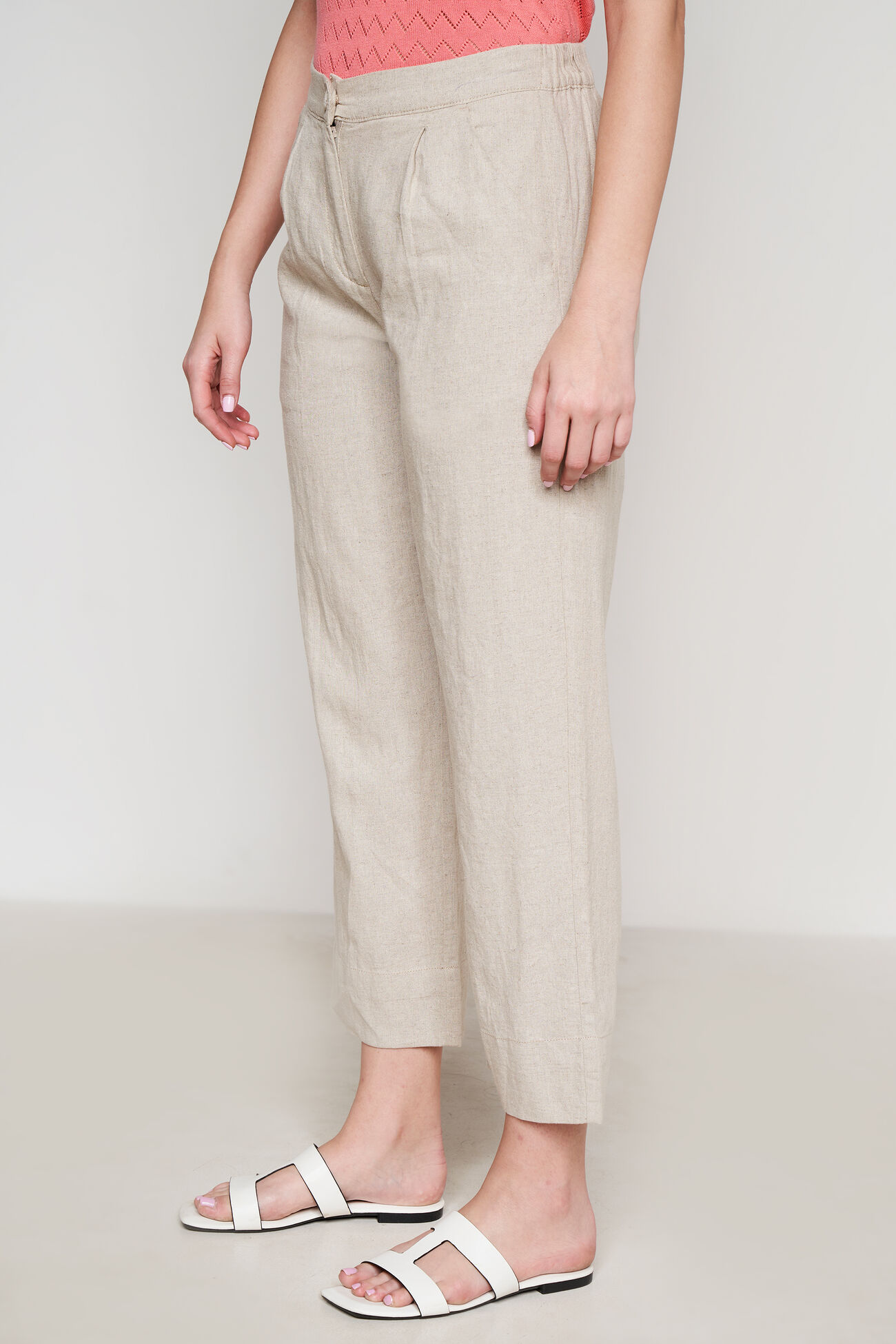 Royal Blue Straight-Fit Trouser, Natural, image 3